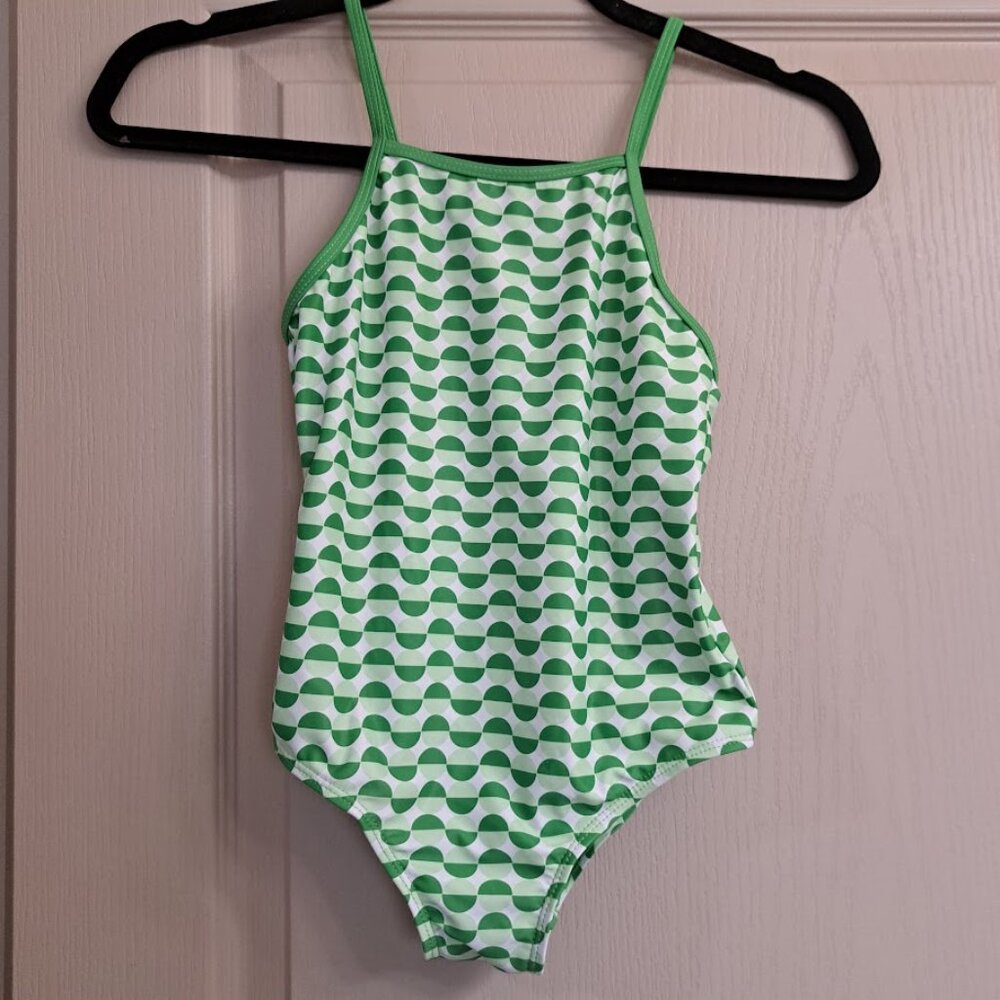 Nani Verde Mini‎ Strappy one piece girls swimsuit swimwear Nordstroms size 10